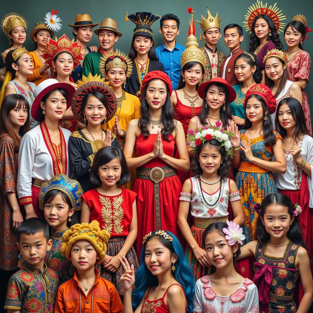 ASEAN Cultural Diversity Collage