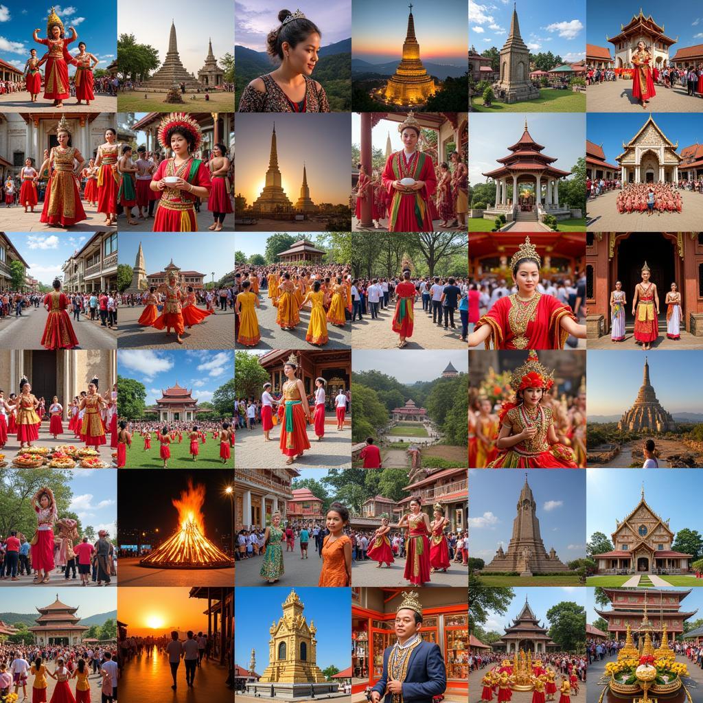 Collage of ASEAN Cultural Diversity