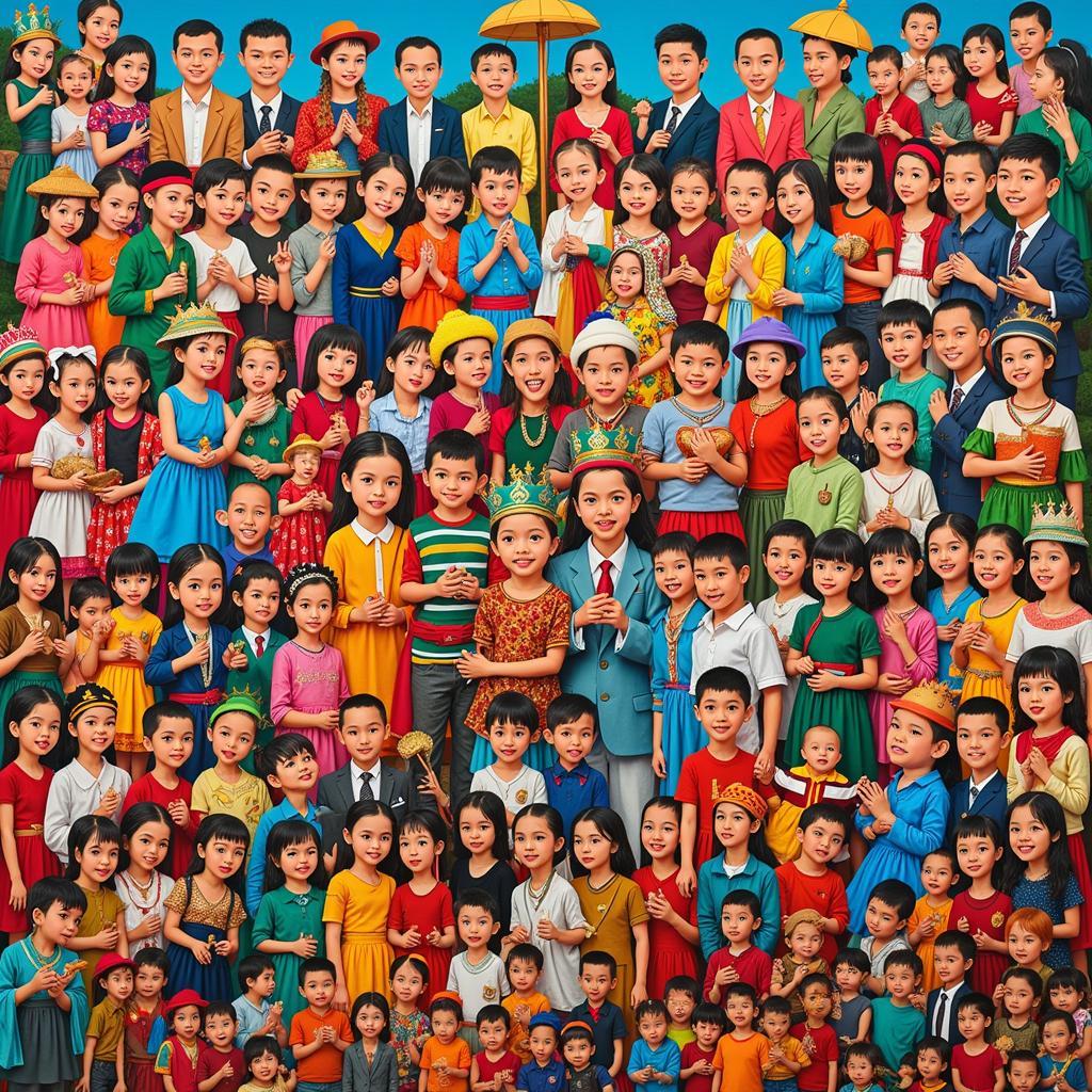 A vibrant tapestry of Southeast Asian cultures coming together