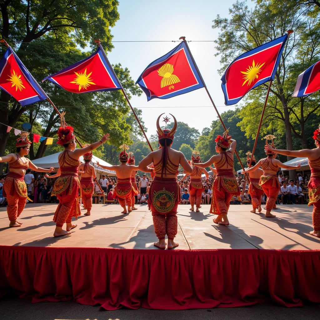 Traditional Performances at ASEAN Cultural Festival 2013