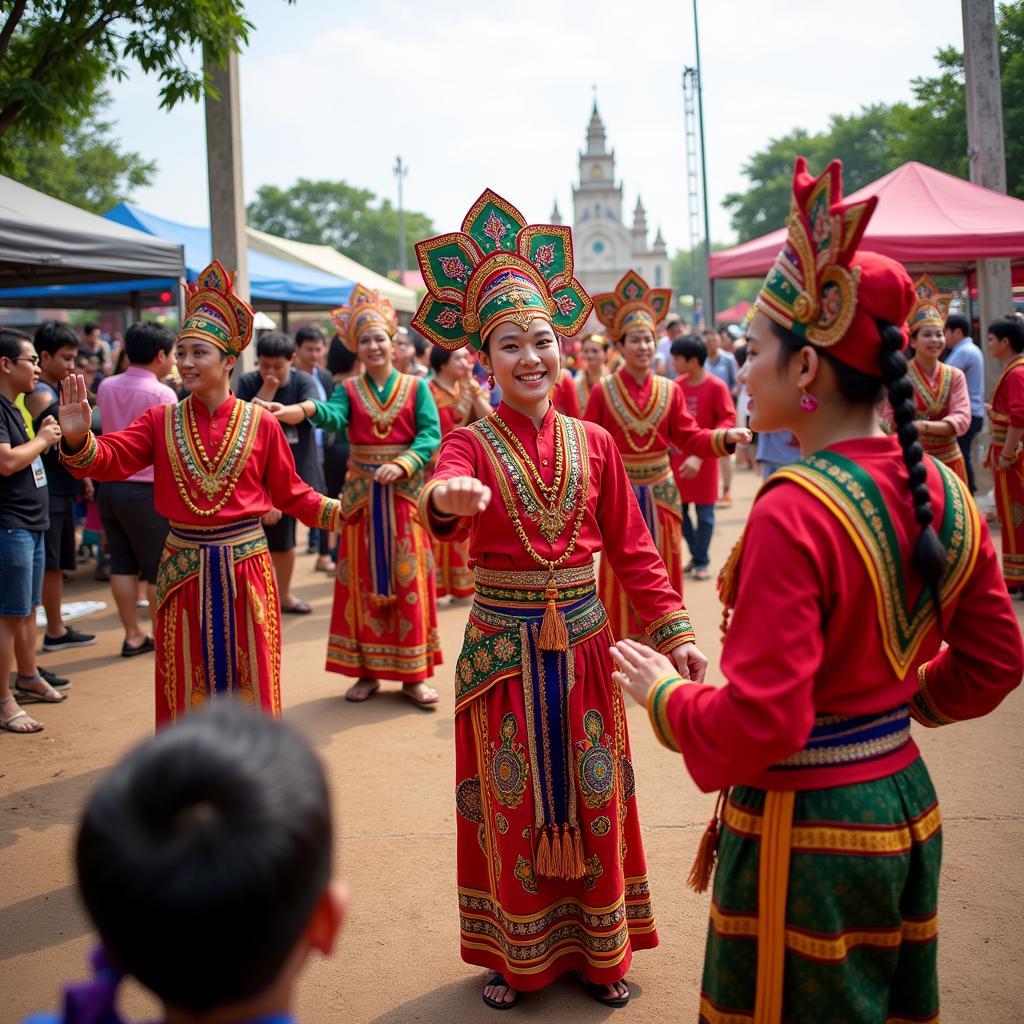 ASEAN cultural festival with vibrant performances