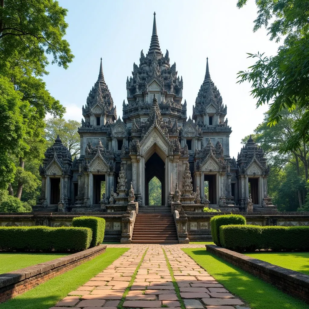 Ancient Temple Complex in Southeast Asia