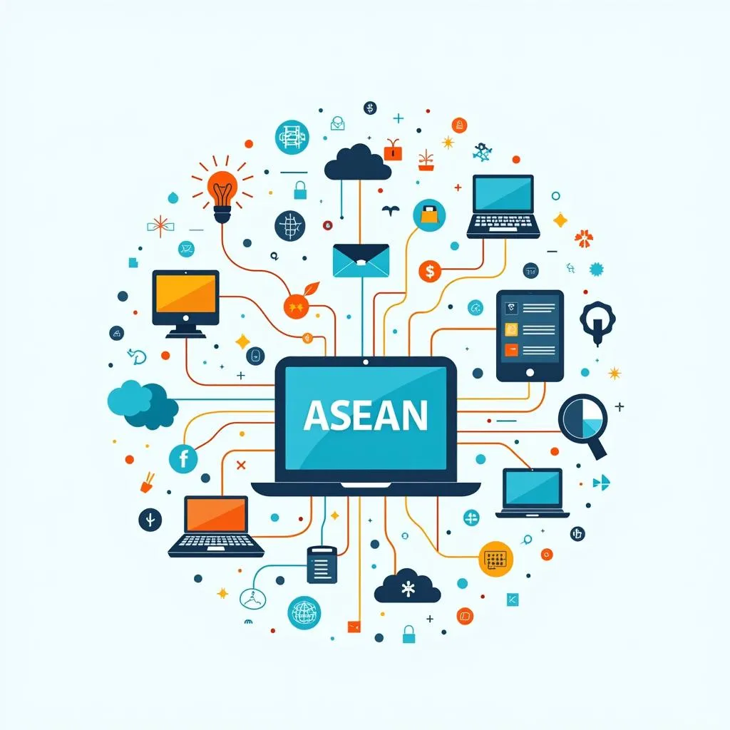 Graphic of ASEAN Digital Integration