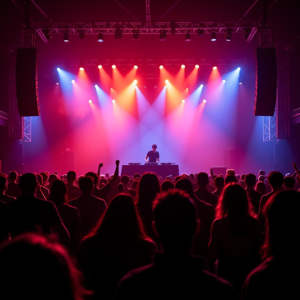 ASEAN DJ performing for a large crowd