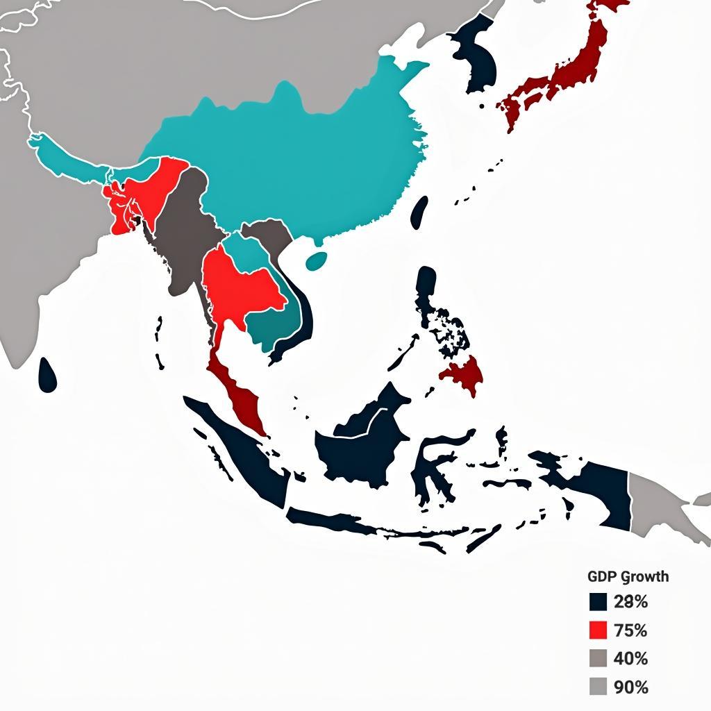 ASEAN Economic Growth Map