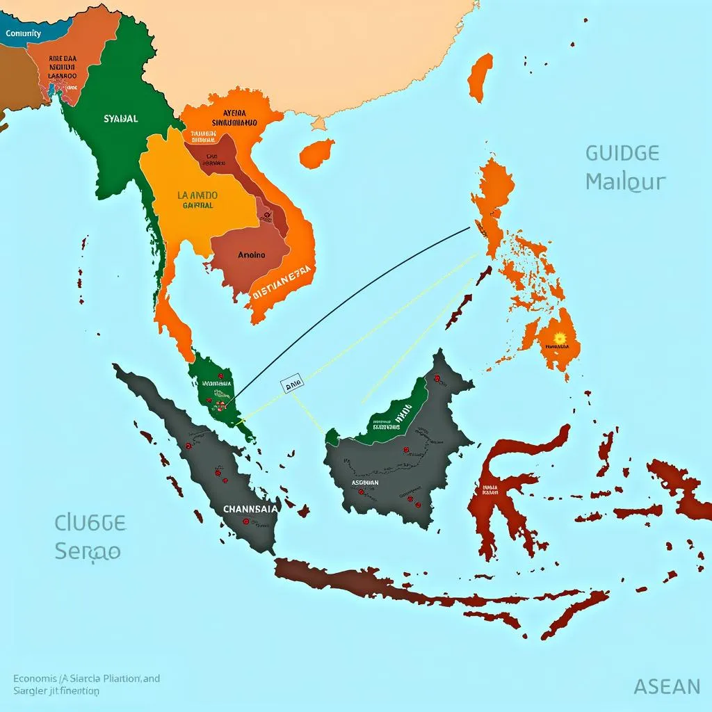 ASEAN Economic Integration Illustration