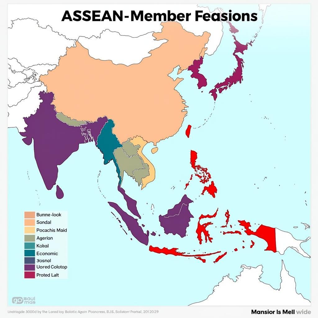 Southeast Asia Economic Map