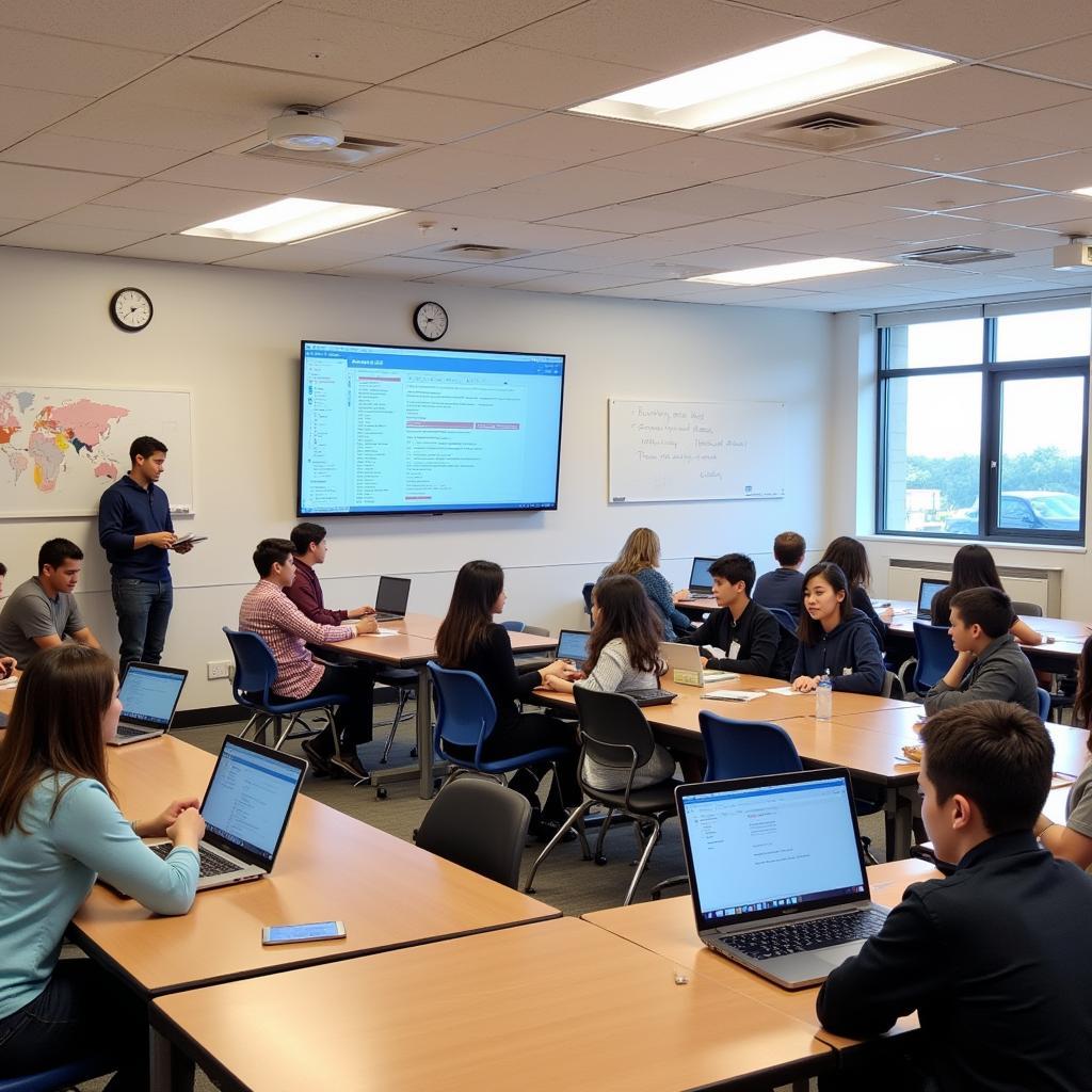 Modern Classroom at Asean Edison High School