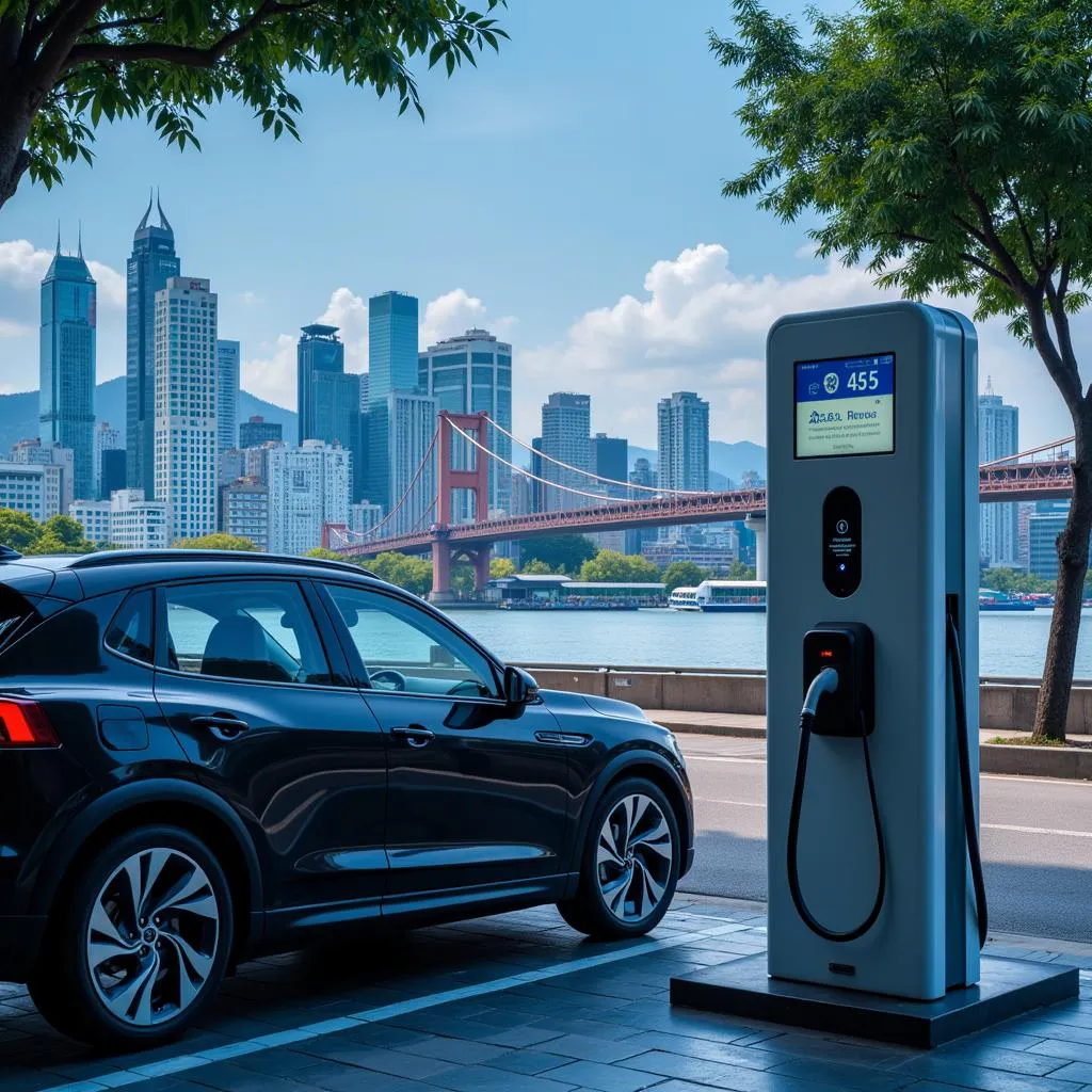 Electric Vehicle Charging Station in ASEAN