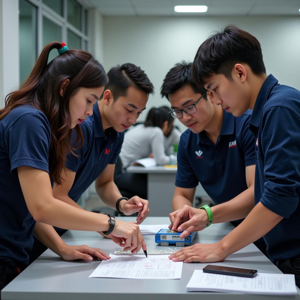 ASEAN Engineers Collaborating