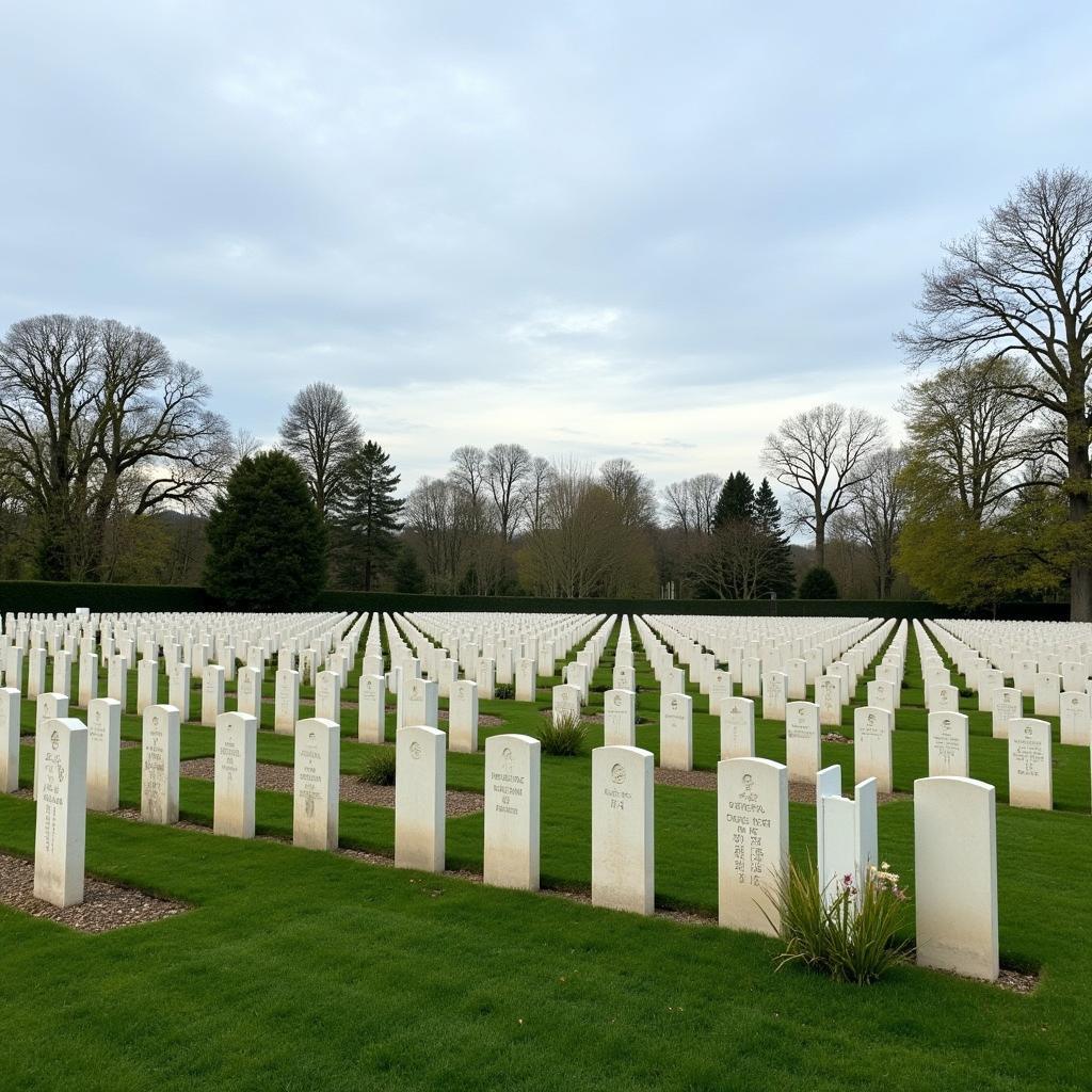 ASEAN Military Cemetery in Étaples, France