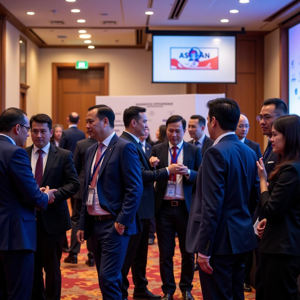 Delegates at an ASEAN-Europe Business Forum