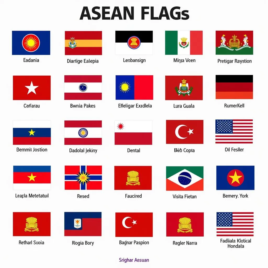 ASEAN flag symbolism