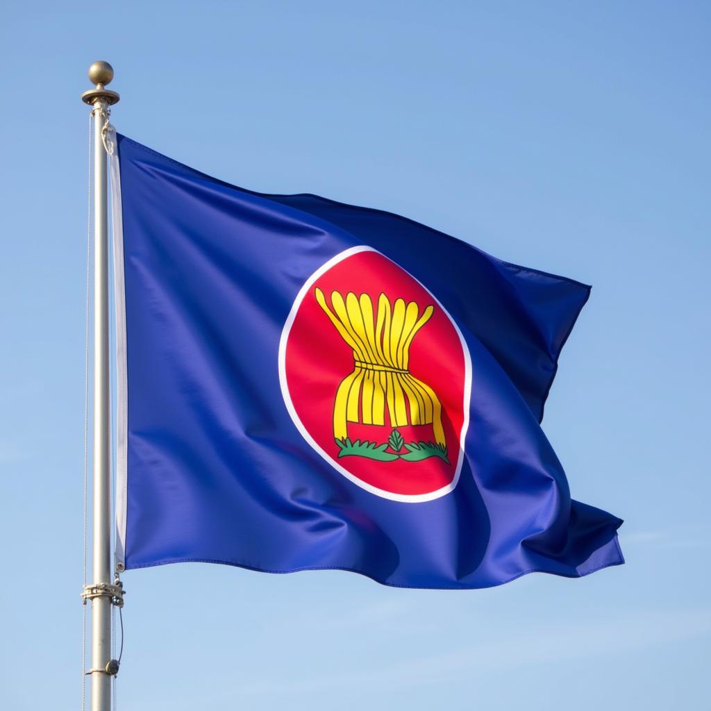 ASEAN Flag Symbolizing Unity