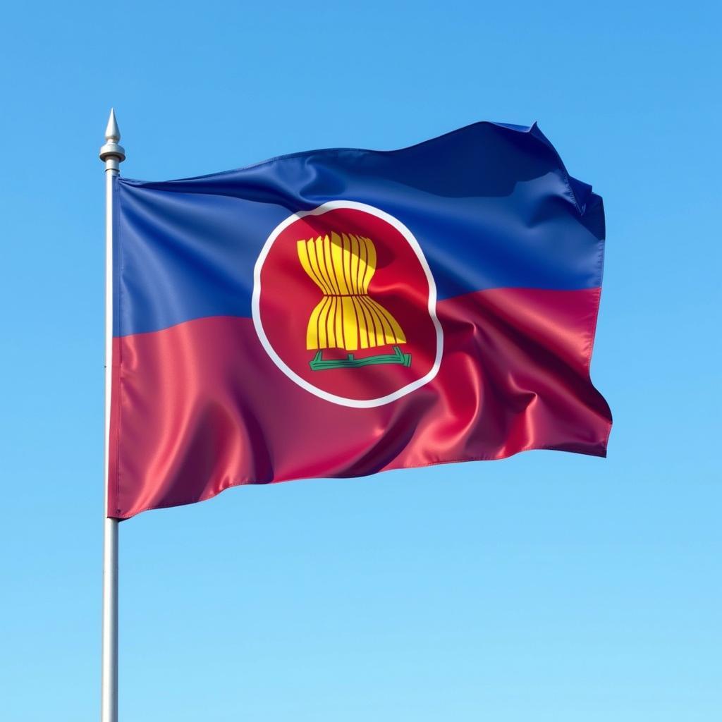 ASEAN Flag Symbolizing Unity