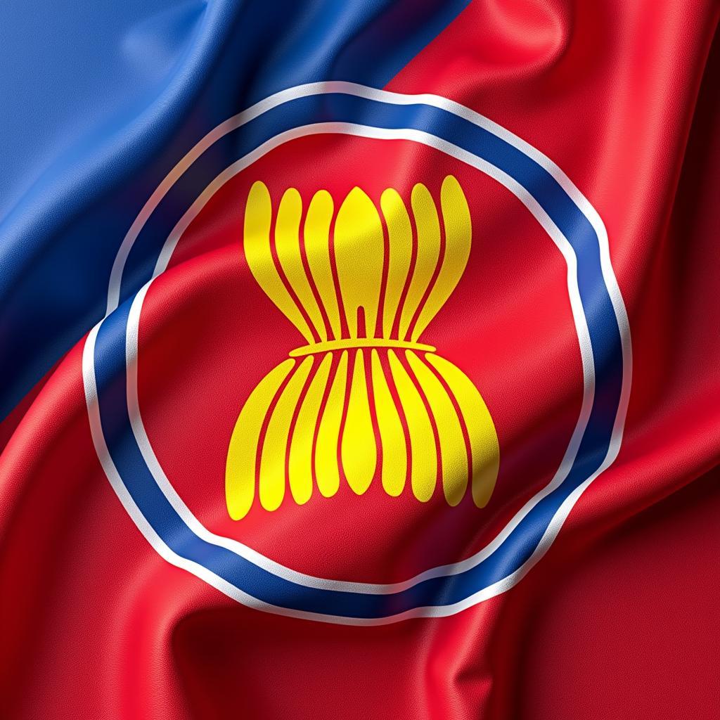 ASEAN Flag Symbolizing Unity