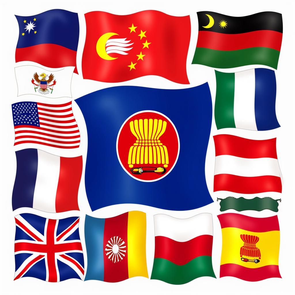 Flags of ASEAN member states