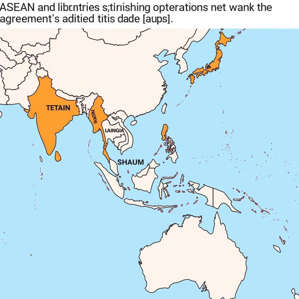 ASEAN Free Trade Agreement Map