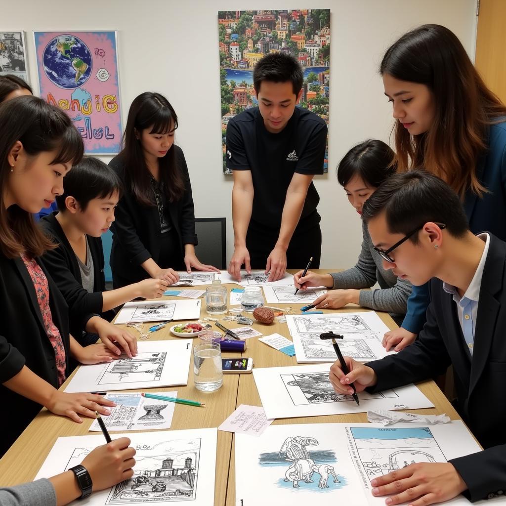 ASEAN and French Comic Artists Workshop