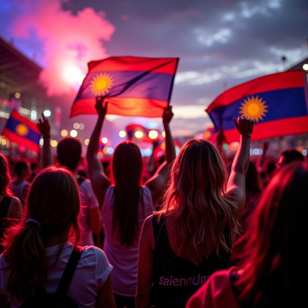 Celebration at the ASEAN Grand Prix