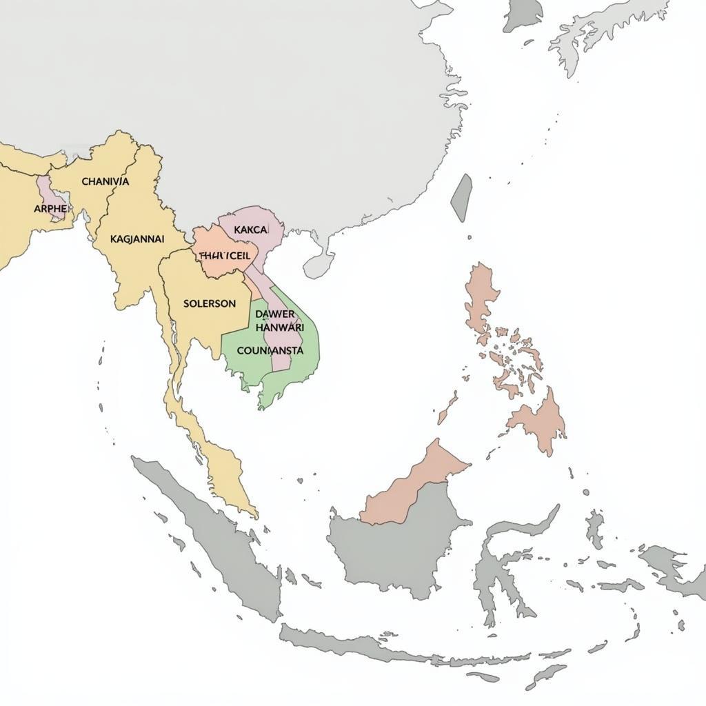 ASEAN Gratuity Map by Country