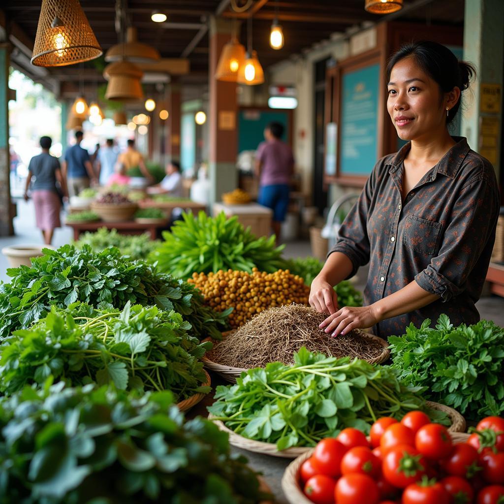 Bustling ASEAN Herb Market