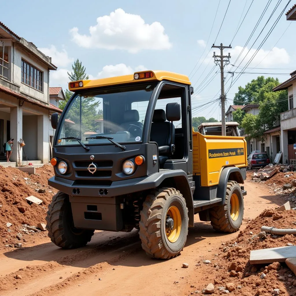 ASEAN Hydraulic Power Buggy at Construction Site