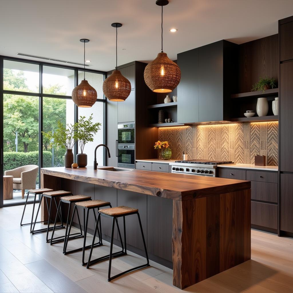 Modern kitchen with ASEAN influences