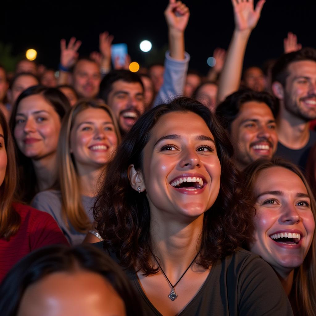 Enthusiastic audience at the ASEAN-Japan Music Festival