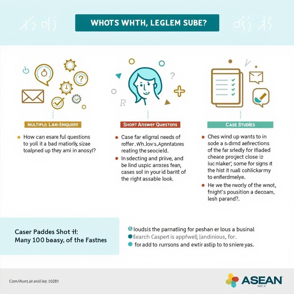 Different Question Types in the ASEAN L1 Exam