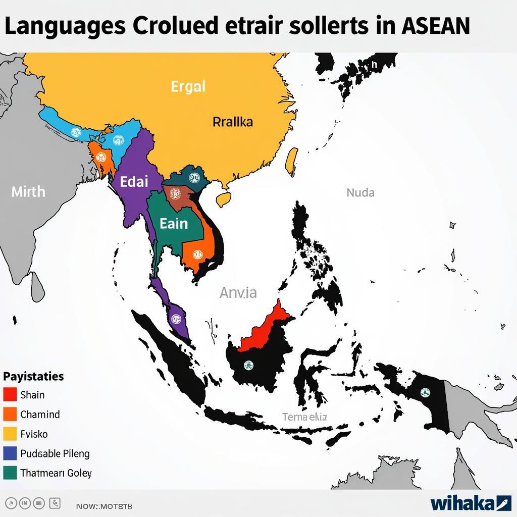 Southeast Asian Language Map