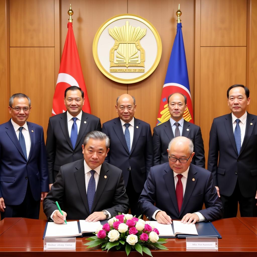 ASEAN Leaders at Signing Ceremony