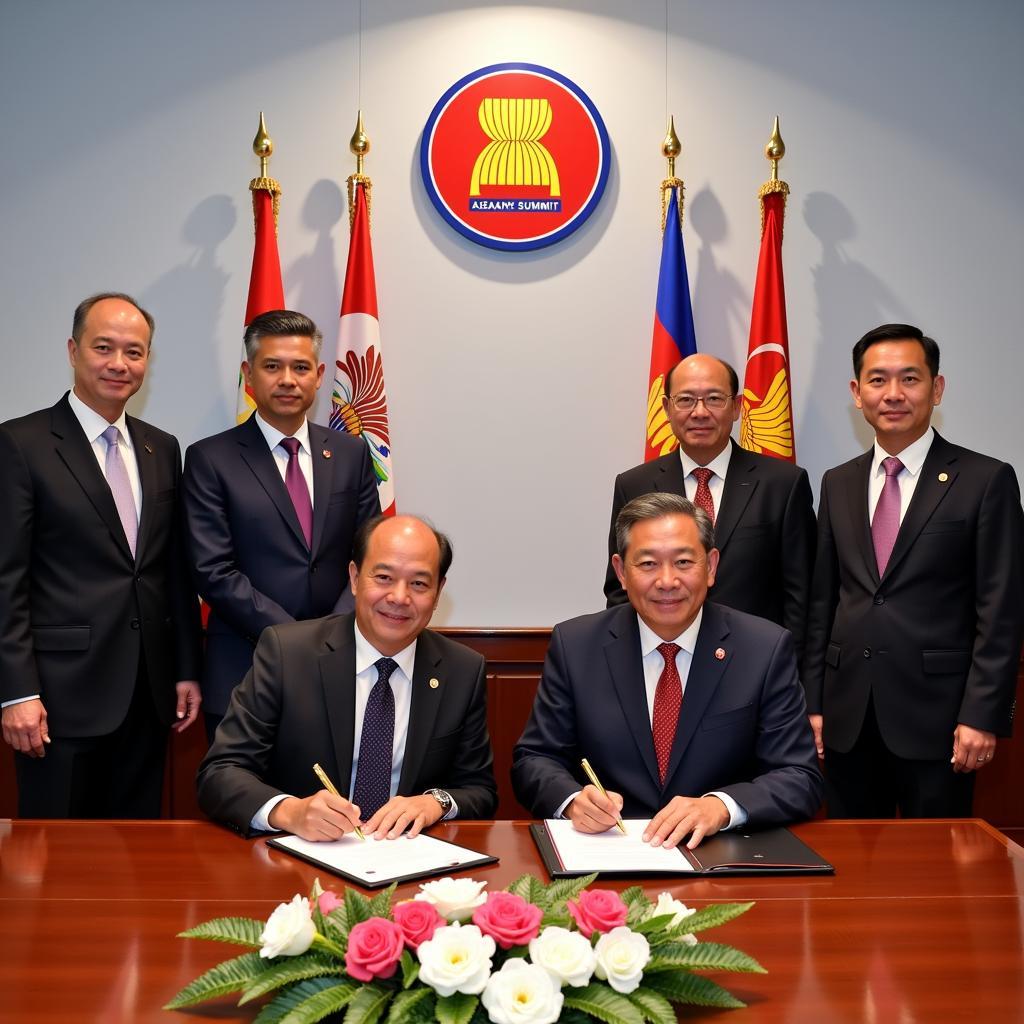 ASEAN Leaders Signing Ceremony