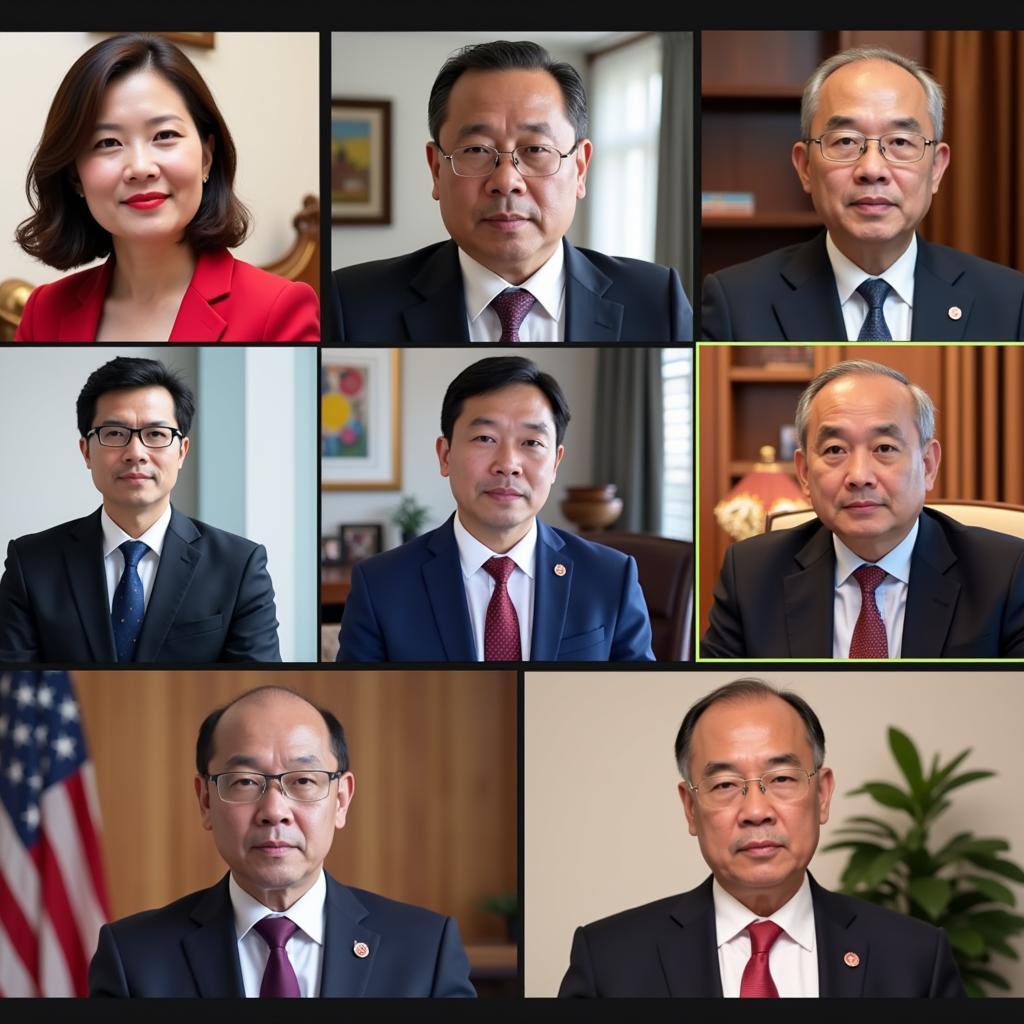 ASEAN Leaders at the Virtual Summit 2020