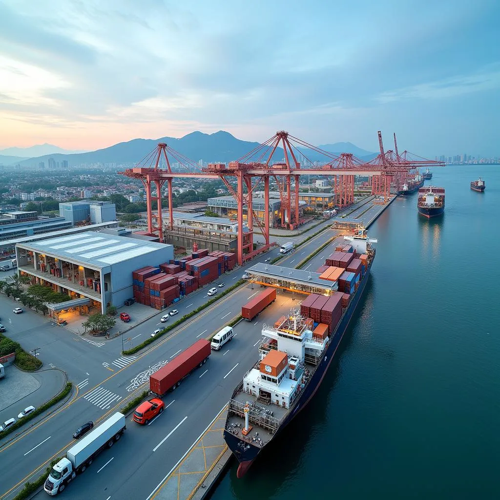 Modern logistics hub in ASEAN