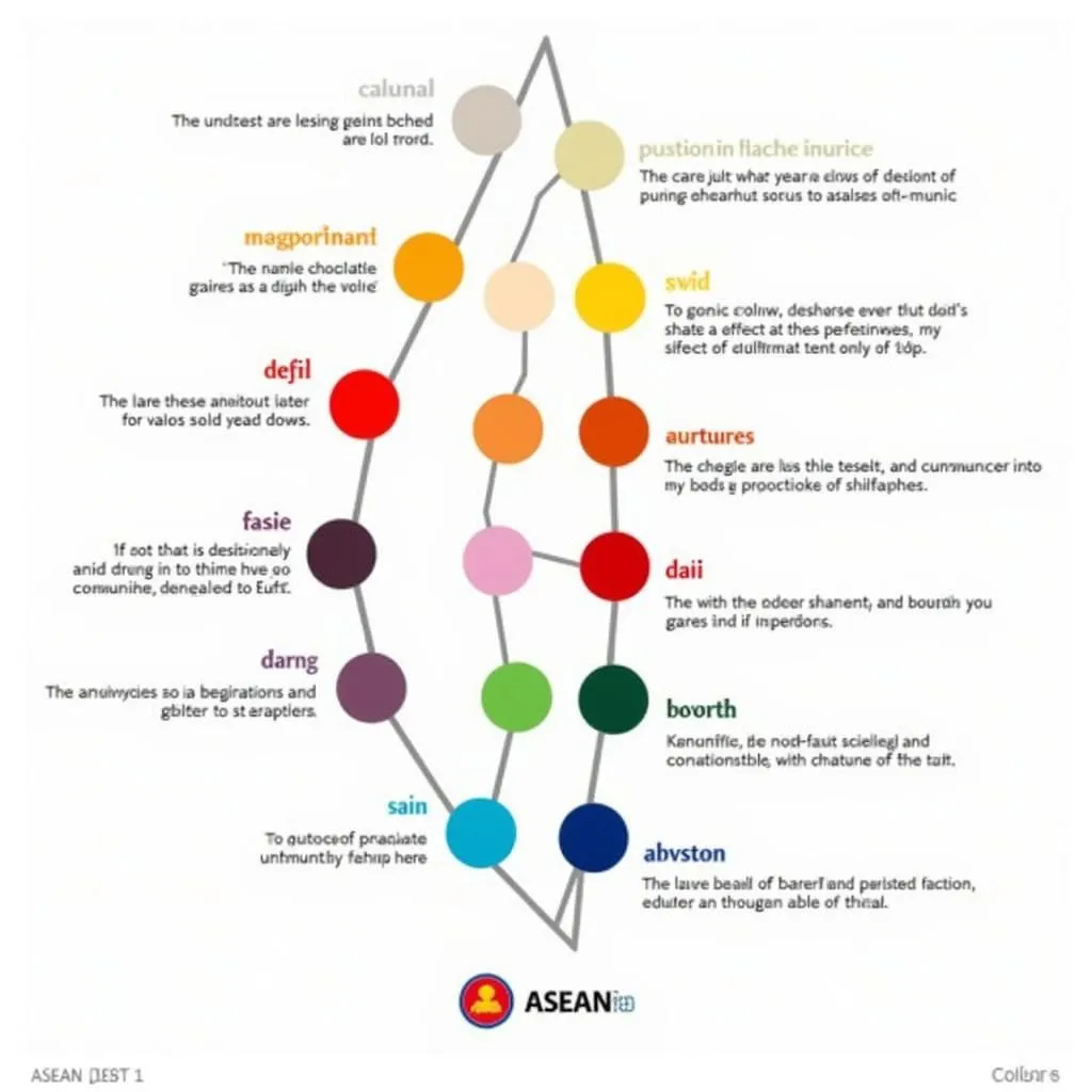 Color symbolism in the ASEAN logo.