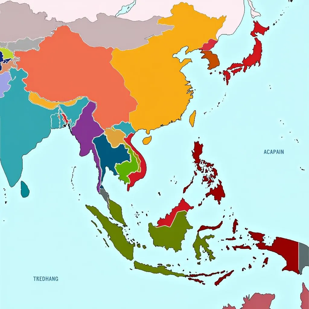 Map of ASEAN Countries