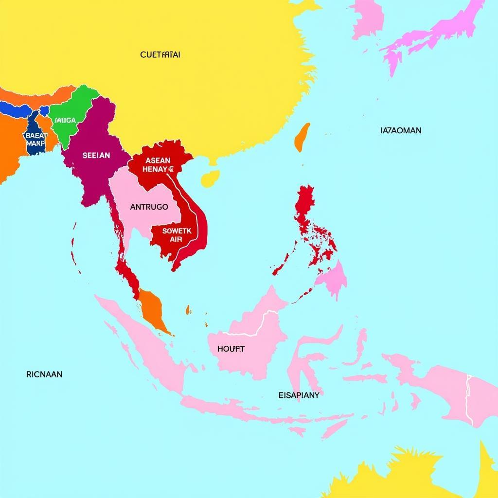 Map of ASEAN Member States