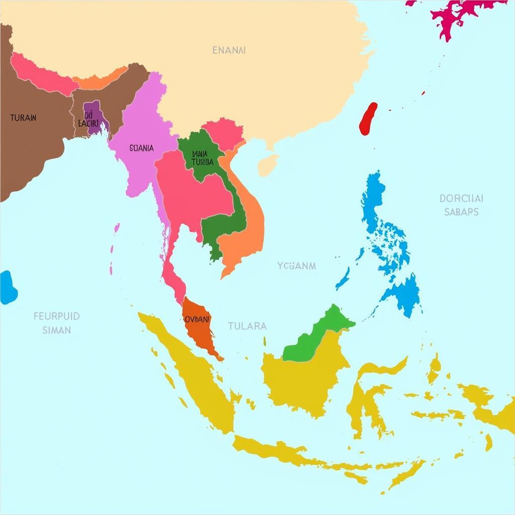 Map of ASEAN Countries