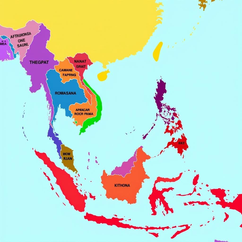 Map of ASEAN Countries