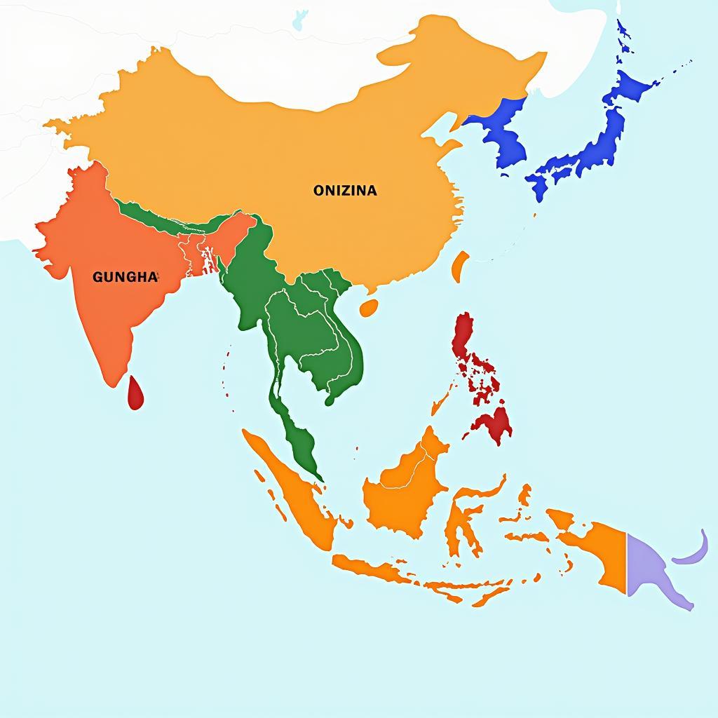 Southeast Asian Map