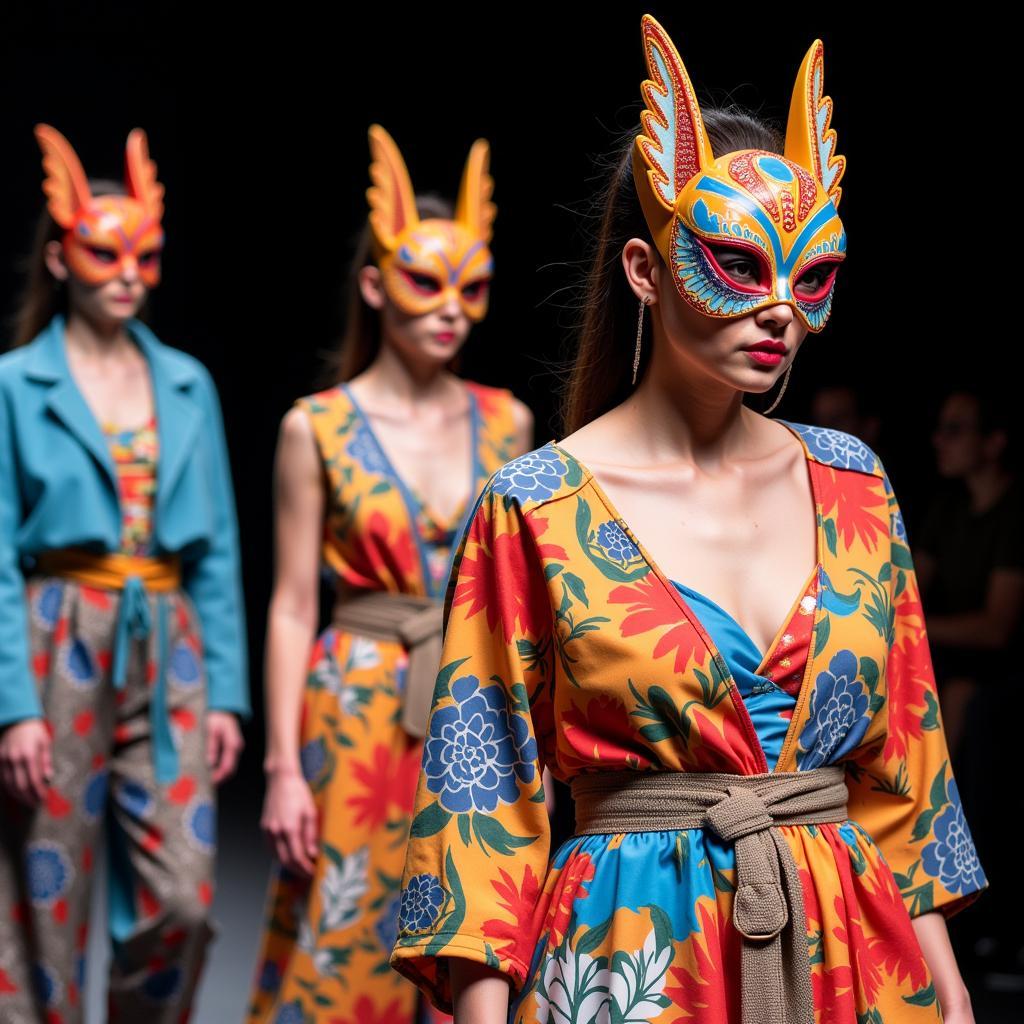 Modern Asean Mask Fashion