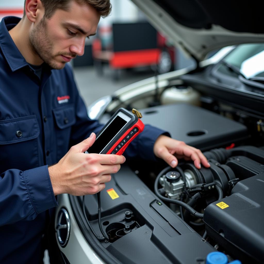 ASEAN Master Mechanic Using Diagnostic Tool