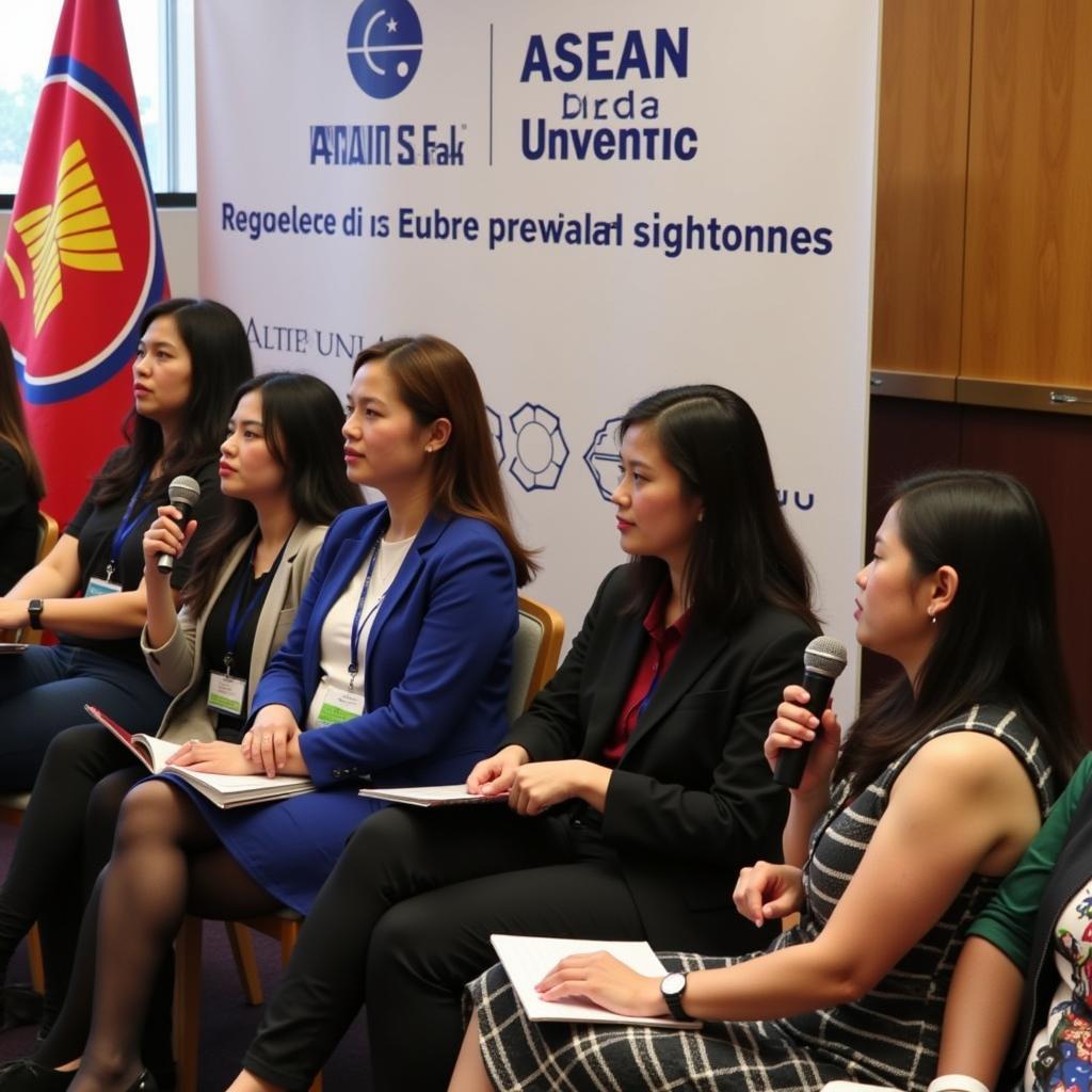 ASEAN Media Professionals in a Conference