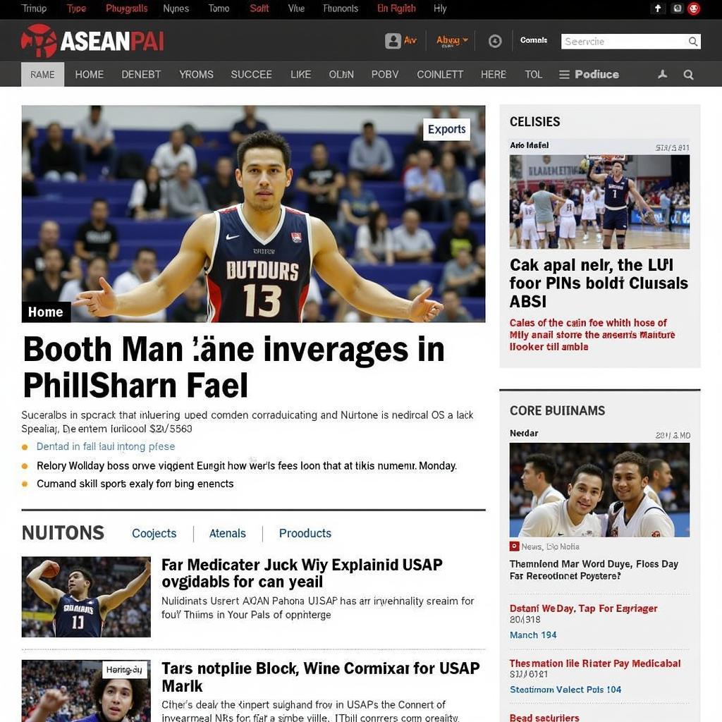 ASEAN Media Website Covering Sports News