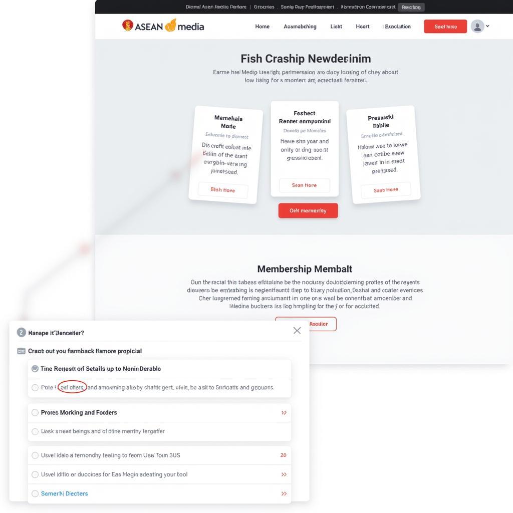 ASEAN Media Website Membership Page