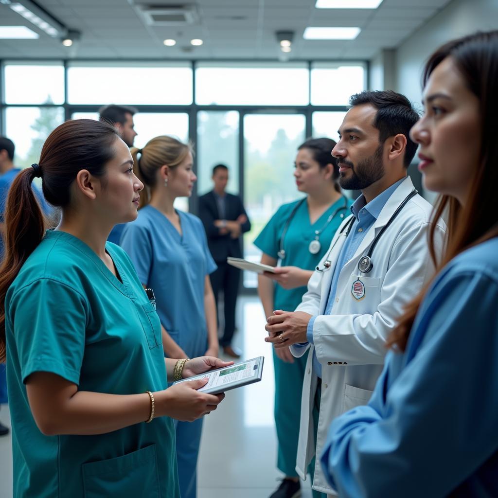 ASEAN Medical Professionals in a Conference