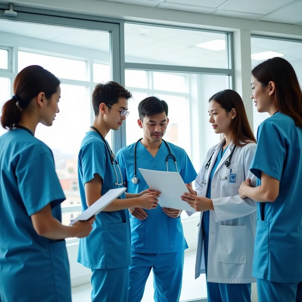 ASEAN Medical Professionals in a Hospital Setting