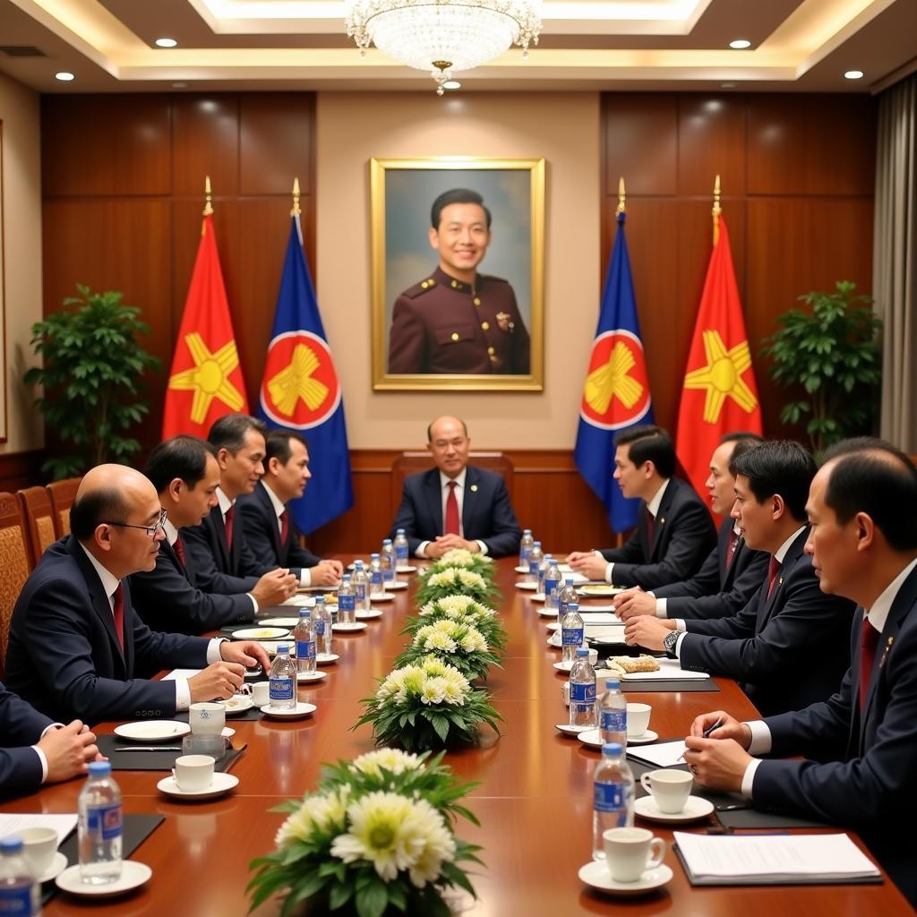 ASEAN Leaders Convening During the Cambodia Crisis