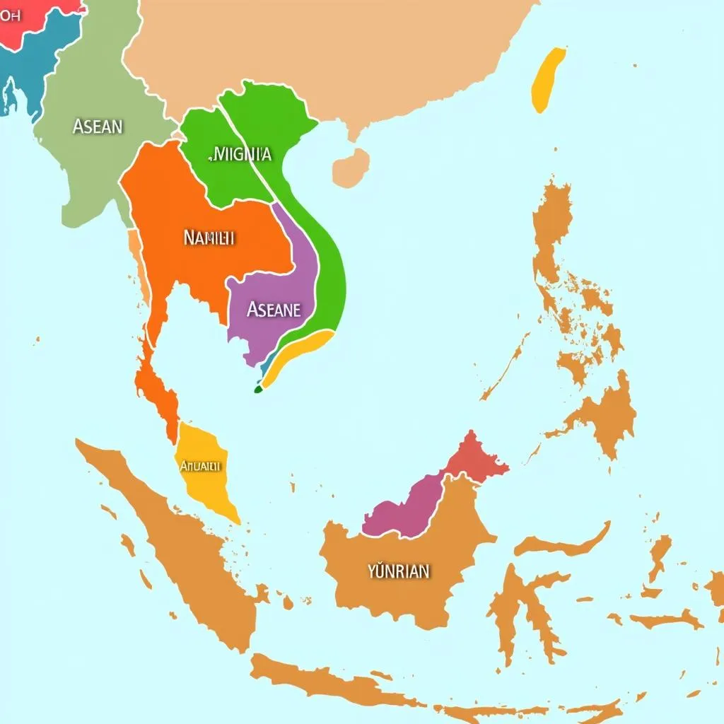 Map of ASEAN Member Countries